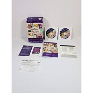Hallmark Card Studio 2019 Deluxe 2-Disc Set PC DVD Windows 10 Cards Calendars